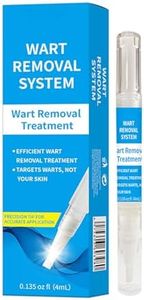 Fast Acting Wart Remover for Face & Body - Mole Remover with Precise Brush, Skin Tag Remover for Corns, Flat, Plantar & Common Warts, Gentle Formula, Travel Size (0.135 FL OZ)