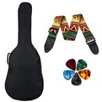 DEVICE OF URBAN INFOTECH Guitar Bag with Guitar Strap Belt & Guitar Picks for 38, 39, 40, 41 inch Guitar Cover Gig Bag for Yamaha/Pacifica/Juarez/Fender & All Acoustic Guitar Bag