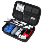 BOVKE Diabetic Supplies Travel Case, Storage Bag for Diabetes Testing Kit, Glucose Meter, Insulin Pens, Test Strips, Lancets, Syringe, Needles and Other Diabetic Supplies Carrying Case, black