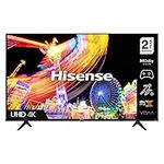 Hisense 65A6EGTUK (65 Inch) 4K UHD Smart TV, with Dolby Vision HDR, DTS Virtual X, Youtube, Netflix, Disney +, Freeview Play and Alexa Built-in, Bluetooth and WiFi (2022 NEW), Operating System VIDAA