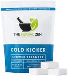 Cold Kicker Shower Steamers Aromatherapy, Eucalyptus Shower Steamer, Shower Bombs Made in the USA, Menthol Shower Steamer, Self Care Gifts, Christmas Gifts, Shower Steamers for Women and Men