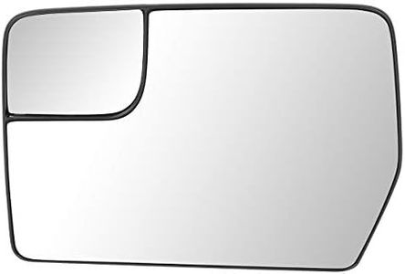 Auto Dynasty BL3Z17K707D OE Style Driver/Left Side Mirror Glass Lens w/Spotter Glass Compatible with Ford F150 11-14