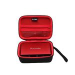 L LTGEM Hard Case for Focusrite Scarlett Solo 3rd Gen， Solo 4th Gen - Portable Travel Bag (Case Only) - Red