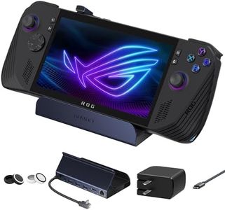 iVANKY 8-in-1 Docking Station with 65W PD Charger for ASUS ROG Ally X/Valve Steam Deck OLED/Lenovo Legion Go/MSI Claw, ROG Alloy/Stream Deck Dock Hub with HDMI 4K@144Hz, 1Gbps Ethernet, 3*USB-A 3.0