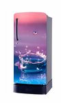 Byte Shop Abstract 3D Falling Water Drop Decorative Fridge Sticker (120 CmX60Cm)