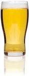 Burns Glass Large Beer Glasses Set of 4, 20 Oz Classic British Craft Beer Glass - 100% Safe Lead-Free Glass, Durable Father Pilsner Beer Drinking Glass Cups Pub Glassware Great Dad Gifts