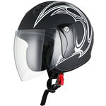 TAO MOTOR T 818 Helmets Motorcycle Fashion trend half-face helmet with sunshade, D.O.T Certified Approved (G03-L)