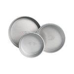 USA Pan Nonstick Round Cake Pan Set of 3, Large