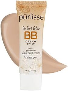 pūrlisse Perfect Glow BB Cream SPF 30: Clean & Cruelty-Free, Medium Flawless Coverage, Hydrates with Jasmine | Light 1.4oz