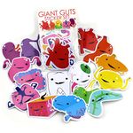 Giant Guts Sticker Pack of 15 I Heart Guts Stickers