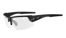 Tifosi Crit Fototec Light Night Readers +2.5 Single Lens Eyewear: Fototec photochromic lens, +2.5 readers, lightweight, UV protection, adjustable, hydrophilic rubber, BLACKOUT