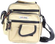 Handy Canvas Style Multi-Purpose Shoulder Bag / Cross Body Bag / Travel Bag ( Black )