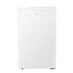 Fridgemaster MUR4894E 82L Under Counter Fridge with LED Lighting, Adjustable Temperature Control, Reversible Door and 3 star Ice Box, White, E rated