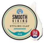 Smooth Viking Beard Care Hair Styling Clay for Men (2 Oz)