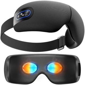 BOB AND BRAD EYEFLOW Eye Massager with Chip Cooling & Heat, FSA &HSA Eligible Air Compression Heated Eye Mask for Migraines, Dry Eyes, Headaches, Screen Fatigue, Gifts for Men & Dad