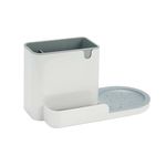 Amazon Basics Kitchen Sink Organizer/Sponge Holder, Large, White