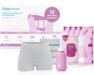 Frida Mom Postpartum Recovery Essentials Kit, Includes Disposable Underwear, Instant Ice Maxi Pads, Perineal Healing Foam, Perineal Healing Pad Liners and Upside Down Peri Bottle (11pc Gift Set)