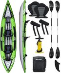 Driftsun Almanor Inflatable Kayak - Inflatable White Water Kayak - 1 and 2 Person Kayaks for Adults with EVA Padded Seats, High Back Support, Paddles, Pump (1 Person, 2 Person, 2 Plus 1 Child)