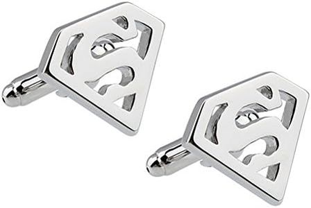 Zealmer 316L Stainless Steel Cufflinks for Men Business Wedding 1 Pair