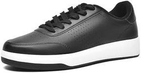 Bruno Marc Men's Casual Arch Support Fashion Sneaker Comfortable Dress Shoes SBFS2322M,Black, Size 9