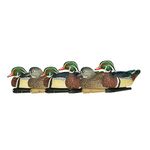 Avian X Avianx Top Flight Wood Duck Floater Decoy (6 Pack), Brown, Multi, One Size (8083)