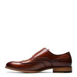 Stacy Adams Men's Dunbar-Wingtip Oxford, Cognac, 12 M US