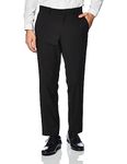 Perry Ellis Men's Solid Slim Fit Pant, Black, 30x30