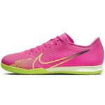 Nike Zoom Vapor 15 Academy IC-Pink BLAST/VOLT-GRIDIRON-DJ5633-605-10UK