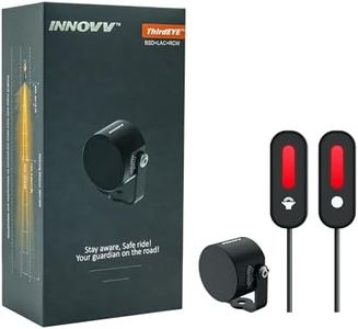 INNOVV ThirdEYE Motorcycle Blind Spot System with Voice and Indicators Alert, Waterproof Moto Assistant System, Detect Hazards from Side & Rear Line for Motorcycle/Bicycle/E-Bike(Mirror Version)