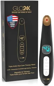 GLO24K Eye Care Beauty Massager. For Radiant, Beautiful Skin Around The Eyes.