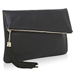 MG Collection Black Clutch Purses f