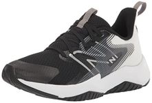 New Balance Kids Rave Run V2 Lace-Up Running Shoe Black/White