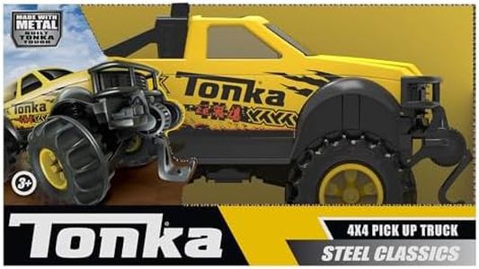 Tonka Steel Classics - 4x4 Pick Up Truck, Yellow