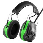 PROTEAR Ear Defenders with Bluetooth & Radio FM/AM, Built-in Rechargeable Lithium Battery,Safety Earmuffs Hearing Protection for Workshop,Garden/Mowing,Tractors, CE Certified SNR 30dB