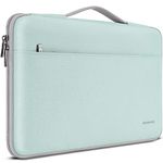 DOMISO 12.5 Inch Laptop Sleeve Portable Carrying Case Handbag Soft Computer Handle Bag for 13" MacBook Pro/14 Yoga Slim 9i Gen 7/14" Surface Laptop 3 4/12.3" Microsoft Surface Pro 4 Pro 6, Mint Green