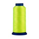 Selric [1500Yards / 30 Colors Available] UV Resistant High Strength Polyester Thread #69 T70 Size 210D/3 for Upholstery, Outdoor Market, Drapery, Beading, Purses, Leather (Neon Green)