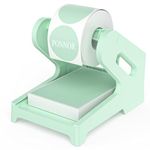 PONNOR Label Holder Thermal Label Holder for Rolls and Fanfold Labels Shipping Label Stand Desktop Printer DIY Accessory Supplies for Home, Office (Fresh Green)