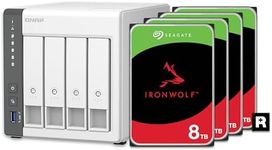 QNAP 4 Bay NAS with 24TB Storage Ca