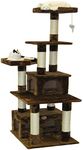 Go Pet Club F205 67-Inch Cat Tree Furniture Condo House, Brown