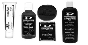 PR. FRANCOISE BEDON SUPREME LIGHTENING SET CREAM 1.7oz LOTION 16.8 oz SERUM 1.7 oz EXFOLIATING SOAP 200g