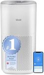 LEVOIT Smart Air Purifiers for Home Large Room, Covers up to 1588 Sq. Ft, APP Control and PM2.5 Display, H13 HEPA Filter Removes 99.97% of Particles, Allergies, Dust, Smoke, Alexa Control, White