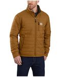 Carhartt Men's Rain Defender Relaxed Fit Lightweight Insulated Jacket, Carhartt Brown, XL