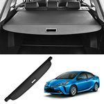 Cosilee Interior Rear Trunk Cargo Cover Security Shield Shade Tonneau Covers Compatible for 2019 Toyota Prius L Eco, XLE and Limited