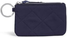 Vera Bradley Women's Performance Twill Zip Id Case Wallet, Classic Navy, One Size