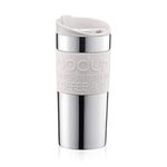 Bodum 11068-913 Vacuum Travel Mug, 0.35 L - Small, Off White, 1 Count (Pack of 1)