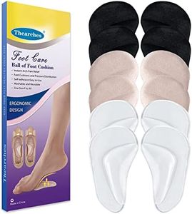 Plantillas de Soporte de Arco de Gel, 6 Pares Almohadillas Adhesivas de Arco Alto Ortopédico de Silicona para Pies Planos y Fascitis Plantar, Aliviar la Presión y el Dolor de Pies, Unisex