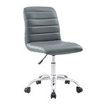 Modway Stool, Vinyl, Gray, 58 x 58 x 84 cm