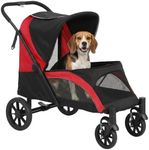 PawHut Dog Stroller, Easy Folding P
