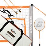 Baden Champions Badminton Set, Orange/Grey