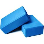 AJRO DEAL High Density Eva Foam Yoga Blocks Set Of 2,Non Toxic Anti Skid Yoga Brick Block For Improve Strength And Aid Balance And Flexibility For Women Yoga Accessories Equipment (9 x 6 x 2.5) Inches